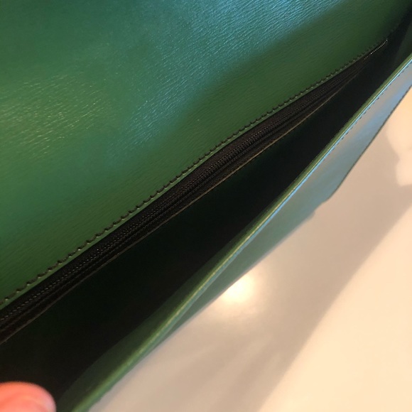 Louis Vuitton vintage green-document-laptop holder - Picture 4 of 10